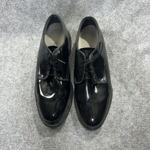 Capps 90263 Dress Shoes 8.5 D Black Patent Leather High Shine Formal